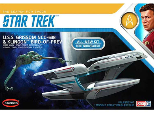 1/1000 Polar Lights - Star Trek U.S.S. Grissom NCC-638 & Klingon Bird-of-Prey