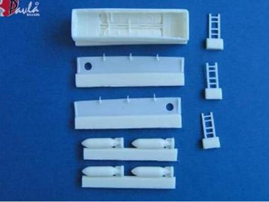 1/72 Pavla - Mosquito B.Mk.IV  Upgrade - bomb bay + bombs for kit Tamiya.