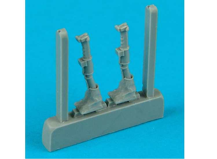 1/32 Quickboost - Messerschmitt Bf-109 control lever (designed to be used with Hasegawa kits) [Bf-109E/Bf-109F/Bf-109G/Bf-109K]