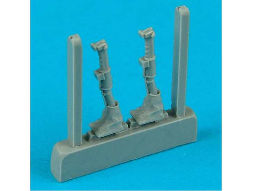 1/32 Quickboost - Messerschmitt Bf-109 control lever (designed to be used with Hasegawa kits) [Bf-109E/Bf-109F/Bf-109G/Bf-109K]