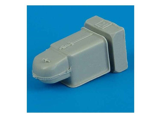 1/32 Quickboost - Messerschmitt Bf-109K gun cover (designed to be used with Hasegawa and Revell kits)