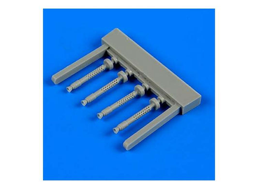 1/32 Quickboost - Messerschmitt Bf-109G-6 gun barrels (designed to be used with Revell kits)