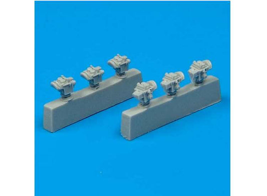 1/48 Quickboost - American K-14 gunsights x 6 for Republic P-47D-40-RE, Republic P-47N Thunderbolt , Republic P-47M Thunderbolt , North-American P-51D Mustang etc