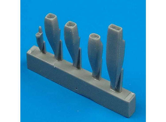 1/48 Quickboost - Sukhoi Su-22 air cooling scoops (designed to be used with KP Models/Kopro and SMER kits)