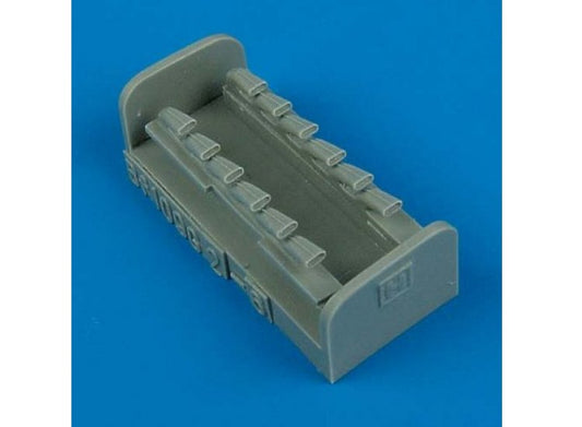 1/48 Quickboost - Messerschmitt Bf-109G-6 exhaust (designed to be used with Hasegawa kits)
