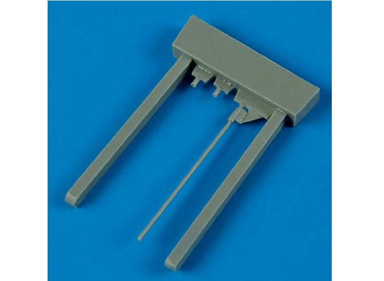 1/48 Quickboost - Lavochkin La-5 gun barrels and pitot tube (designed to be used with Zvezda kits)