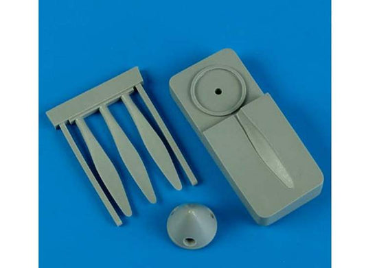 1/48 Quickboost - Hawker Hurricane Mk.I de Havilland propeller w/tool (designed to be used with Hasegawa kits)