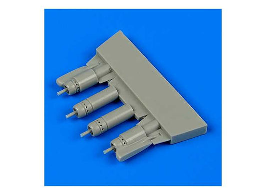 1/48 Quickboost - Vought F4U-5 Corsair gun barrels with pylons (designed to be used with Hasegawa kits)