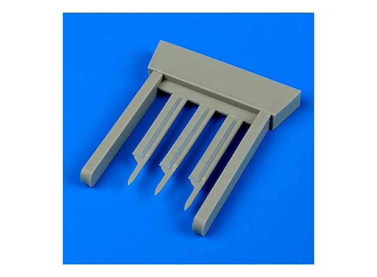 1/48 Quickboost - Curtiss P-40 Warhawk pitot tubes (designed to be used with Airfix, Hasegawa, Heller, Hobby Boss and Revell kits)