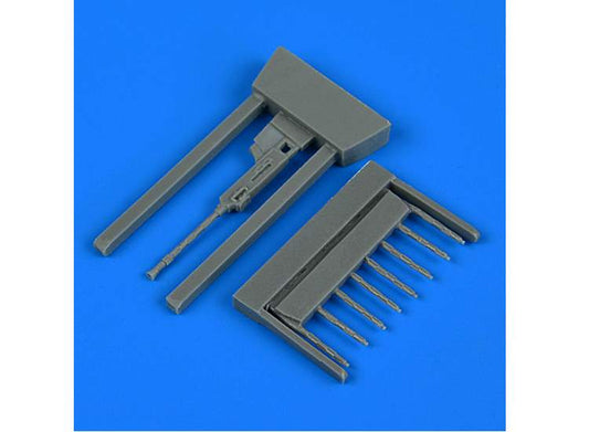 1/48 Quickboost - Fokker G-1 gun barrels and machine gun (designed to be used with Micro-Mir kits)