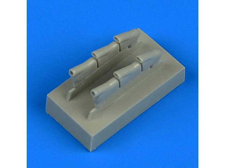 1/72 Quickboost - Hawker Hurricane Mk.I exhaust (designed to be used with Arma Hobby kits)