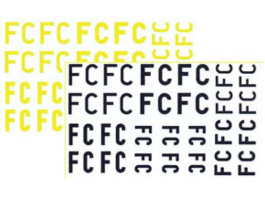1/72 Red Box - FC squadron letters yellow & black