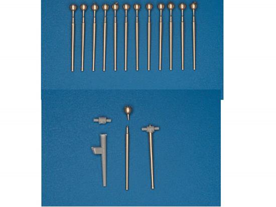 1/350 RBM - 3.5" Barrels (12pcs) for Littorio, Garibaldi Class, Roma, Vittorio Veneto Ships