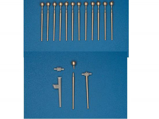 1/350 RBM - 3.5" Barrels (12pcs) for Littorio, Garibaldi Class, Roma, Vittorio Veneto Ships