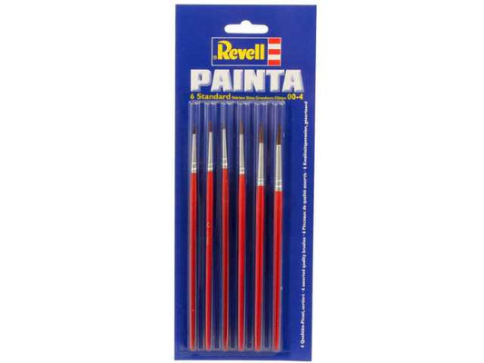 - Revell - 6 Standard Paint Brushes