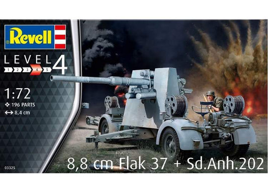 1/72 Revell - 8,8cm Flak 37 & Sd.Anh. 202