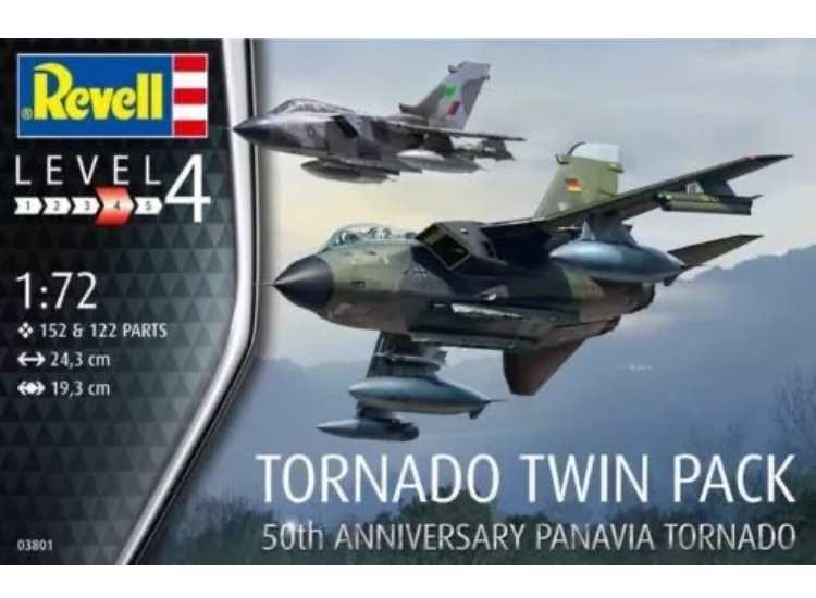 1/72 Revell - Tornado Twin Pack 50th Anniversary Panavia Tornado