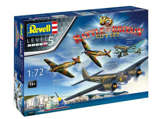 1/72 Revell - 80th Anniversary Battle Of Britian Gift Set (4 Model Kits)
