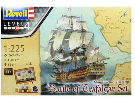 1/125 Revell - Battle of Trafalgar Gift Set - HMS Victory