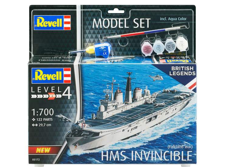 1/700 Revell - HMS Invincible Gift / Model Set