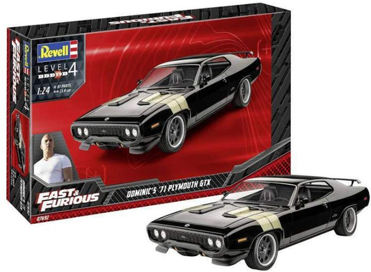 1/24 Revell Monogram - Fast & Furious Dominics 1971 Plymouth GTX