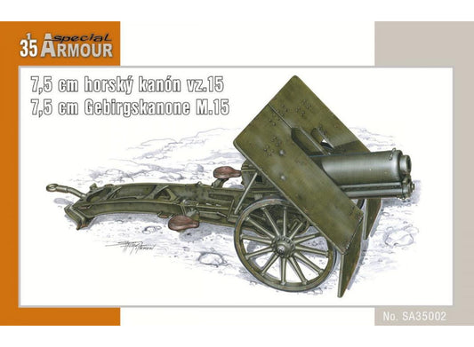 1/35 Special Armour - 75 mm vz.15 Mountain Cannon
