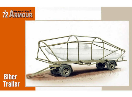 1/72 Special Armour - Trailer For Biber German Midget Submarine