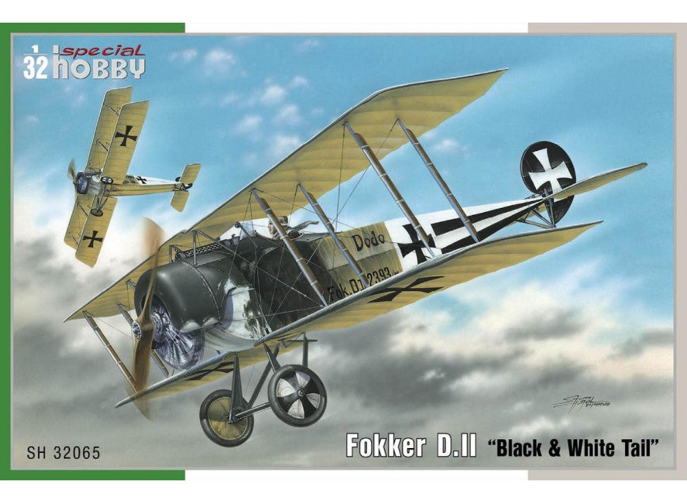 1/32 Special Hobby - Fokker D.II - Black & White Tail