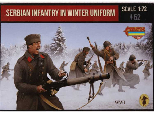 1/72 Strelets - Serbian Infantry in Winter Uniform