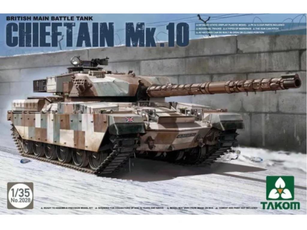 1/35 Takom - British Main Battle Tank Chieftain Mk. 10