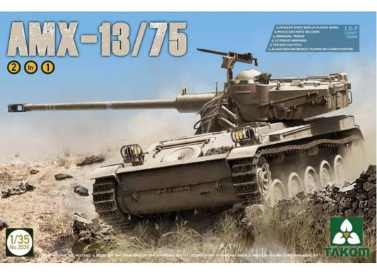 1/35 Takom - AMX-13/75 Light Tank IDF