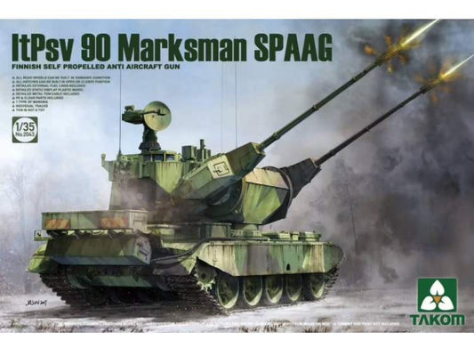 1/35 Takom - Finnish SP Anti Aircraft Gun ltPsv 90 Marksman SPAAG