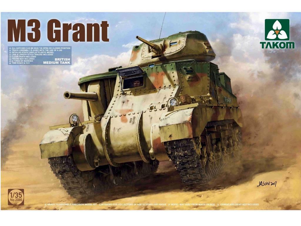 1/35 Takom - M3 Grant British Medium Tank