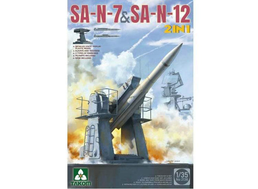 1/35 Takom - Russian Navy SA-N-7 'Gadfly' & SA-N-12 'Grizzly' 2 in 1