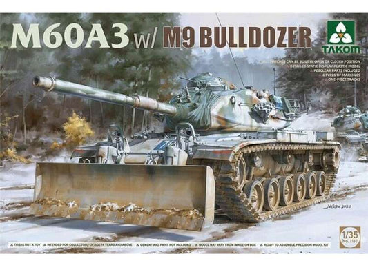 1/35 Takom - M60A3 w/ M9 Bulldozer