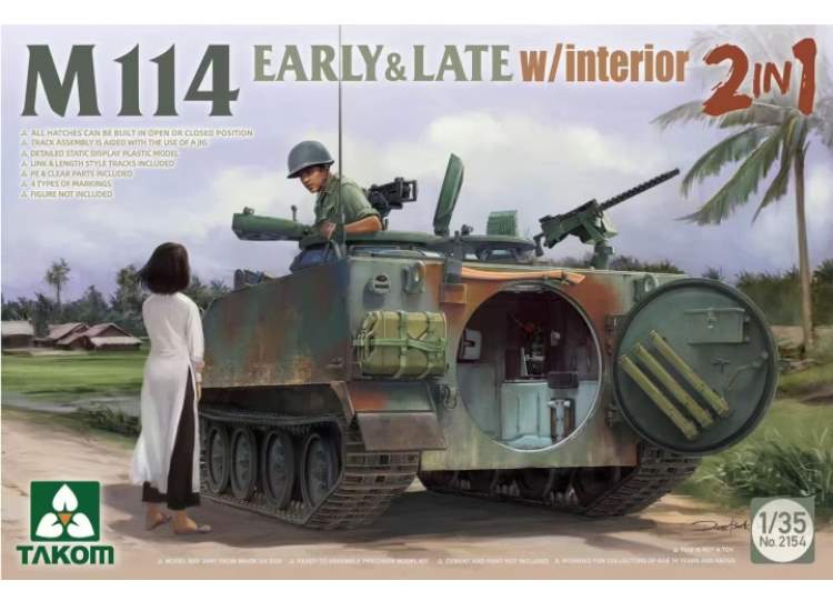 1/35 Takom - M114 Early /  Late Type w/ interior