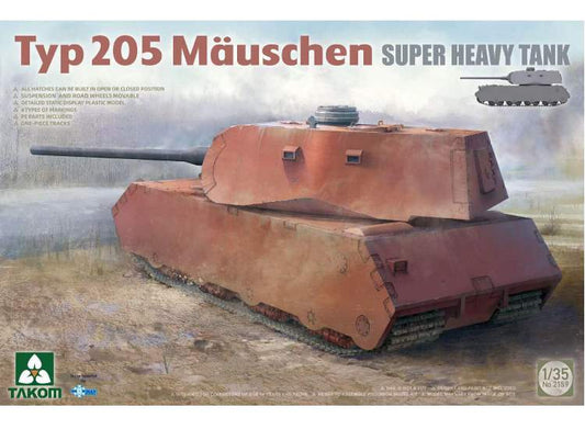 1/35 Takom - Typ 205 Mäuschen Super Heavy Tank