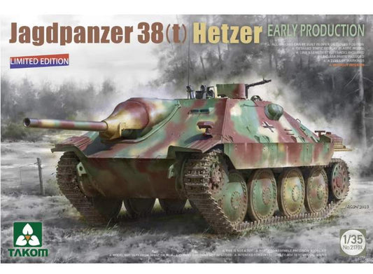 1/35 Takom - Jagdpanzer 38(t) Hetzer Early Production (Without Interior)