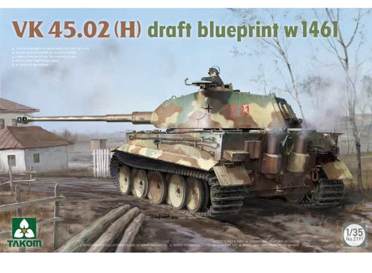1/35 Takom - VK45.02(H) Draft Blueprint w1461