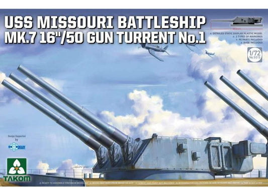1/72 Takom - USS Missouri Mk 7 16"/50 Gun Turret No 1