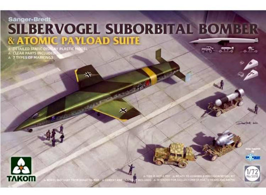 1/72 Takom - Sänger-Bredt Silbervogel Suborbital Bomber & Atomic Payload Suite