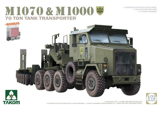 1/72 Takom - M1070 & M1000 70 Ton Tank Transporter