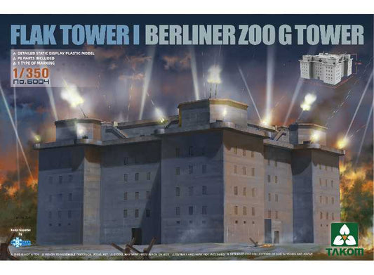 1/350 Takom - Flak Tower I Berliner Zoo G Tower