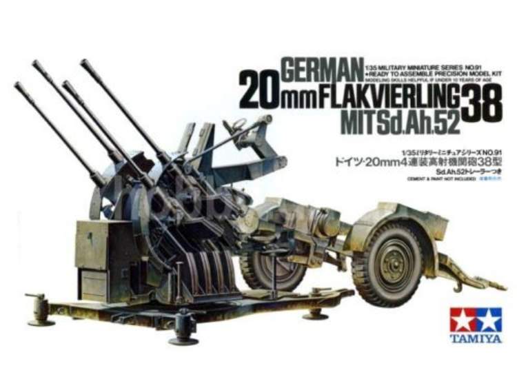 1/35 Tamiya - German 2cm Flakvierling 38