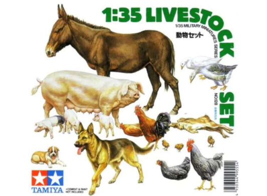 1/35 Tamiya - Livestock Set