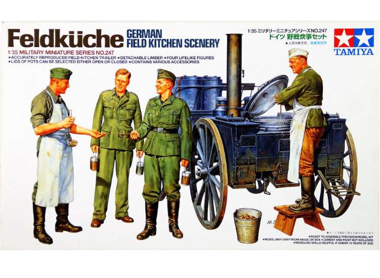 1/35 Tamiya - German Field Kitchen Scenery