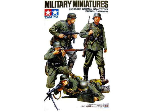 1/35 Tamiya - WWII German Infantry x 4 (French Campaign)