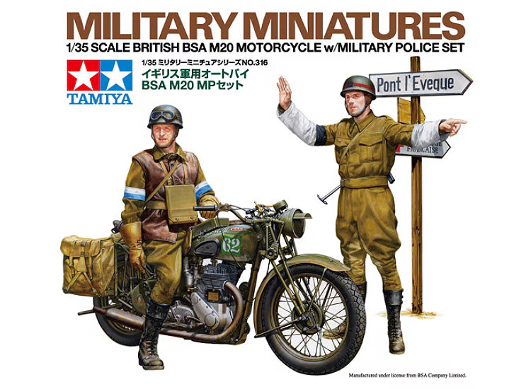 1/35 Tamiya - BSA M20 Motorcycle w/ British Military Police
