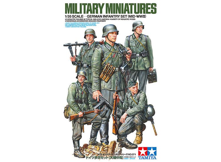 1/35 Tamiya - German Infantry Set - Mid-WWII
