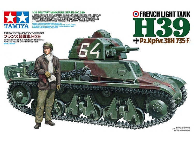 1/35 Tamiya - French Light Tank H39 - Pz.Kpfw.38H 735(f)